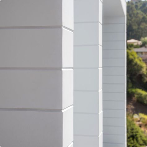 Hardie® Shingle Siding | James Hardie Oblique Cladding, Hardie Panel Siding, James Hardie Cladding, Hardie Shingle Siding, Hardie Board Siding, Siding Styles, Siding Trim, Types Of Siding, Fiber Cement Siding