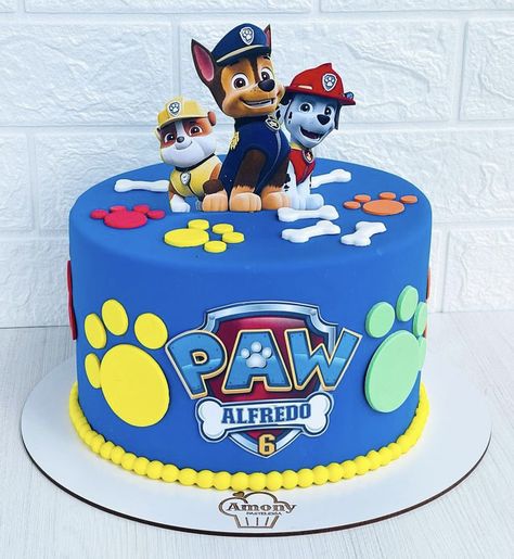 Paw Patrol Simple Cake, Paw Patrol Cake 5th Birthday, Paw Patrol Cake 3rd Birthday, Paw Patrol Cake Simple, Cake Paw Patrol Boy, Paw Patrol Cake Boy, Torte Paw Patrol, Simple Paw Patrol Cake, Paw Patrol Birthday Cakes