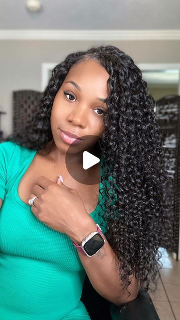 Brazilian Curly Hair Styles, Deep Twist Crochet Hairstyles, Deep Wave Crochet Hair Freetress, Sew In And Braids Hairstyles, Glueless Wigs For Black Women, Crotchet Hairstyles Black Women Curly, Wet And Wavy Crochet Hairstyles, Crochet Protective Hairstyles Black Hair, Crochet Over Locs