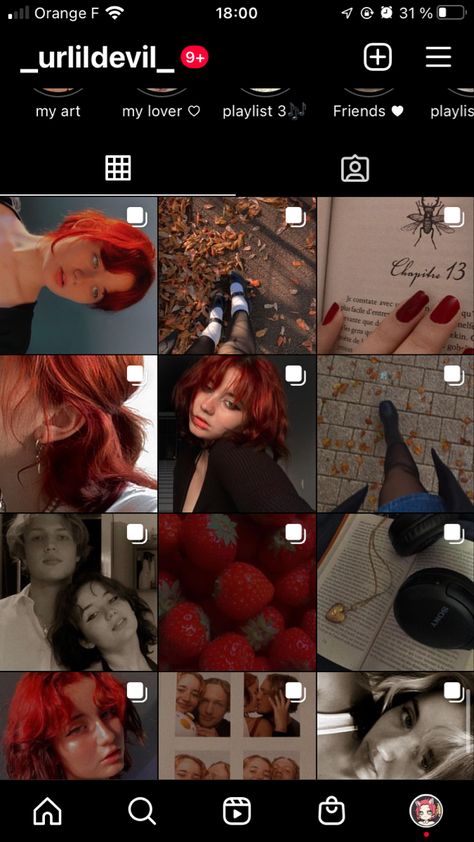 Red Insta Aesthetic, Red Theme Instagram, Red Aesthetic Instagram Feed, Red Ig Feed, Dark Feminine Instagram Feed, Red Instagram Feed, Red Aesthetic Instagram, Insta Aesthetic Profile, Ig Feed Aesthetic