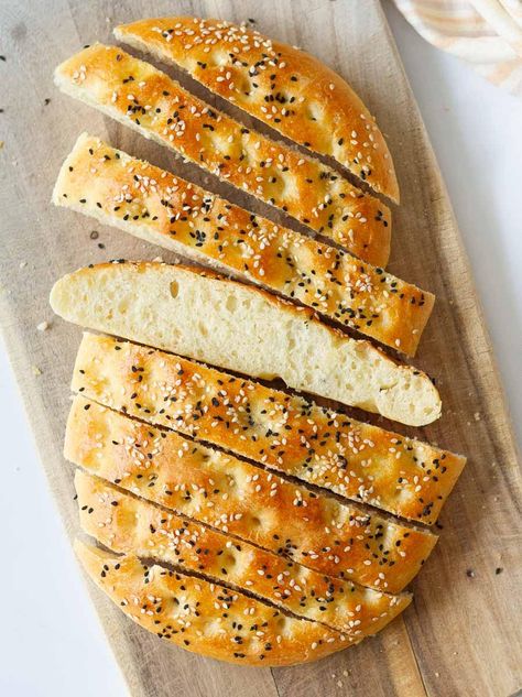 Best Turkish Pide Bread Recipe! - Tasha's Artisan Foods Turkish Milk Bread In A Pan, Middle Eastern Bread Recipes, Turkish Pide Bread Recipe, Turkish Bread Recipe, Turkish Borek, Pide Recipe, Middle Eastern Bread, Pide Bread, Turkish Pide