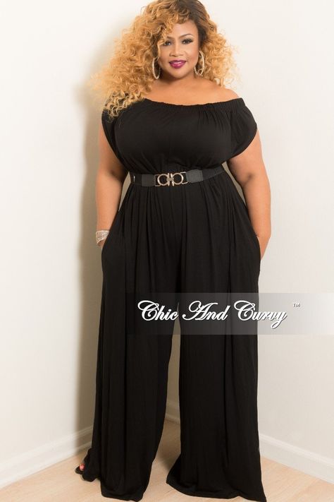 Plus Size Jumpsuit? Here's 27 to Rock! | The Curvy Fashionista Flattering Plus Size Dresses, Chic And Curvy, Plus Size Summer Outfits, Curvy Fashionista, Plus Size Jumpsuit, Plus Size Fashion For Women, Black Women Fashion, Curvy Girl Fashion, Jumpsuit Fashion