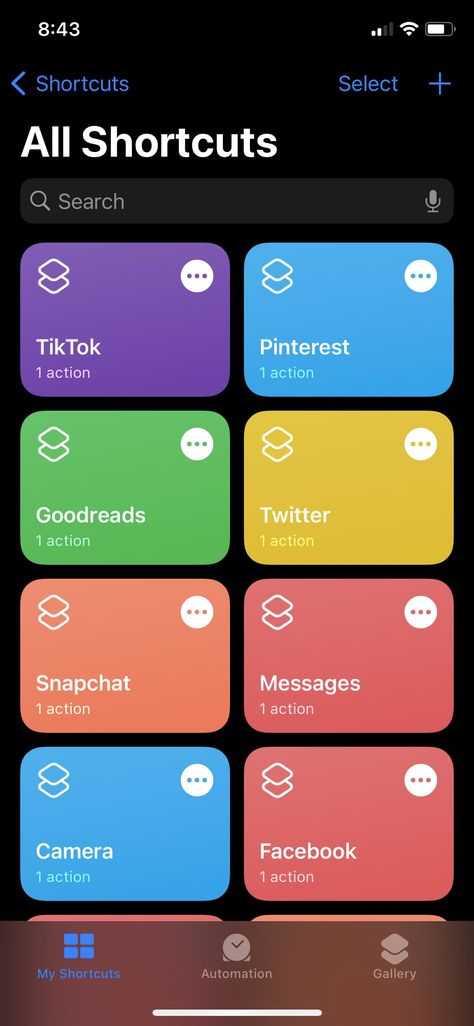 How to Customize Your App Icons With the Shortcuts App How To Get Custom App Icons, Iphone Shortcuts App Ideas, Shortcuts App Icons, Shortcuts Icon, Iphone Shortcuts, Snapchat Message, Shortcut Icon, App Background, Iphone Life Hacks