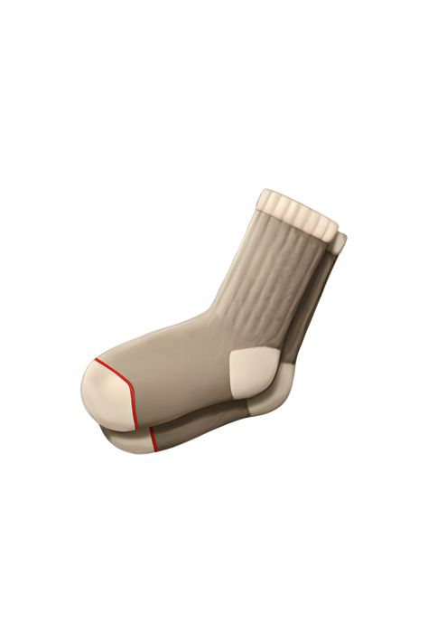 The emoji 🧦 depicts a pair of socks. The socks are shown in a light blue color with a white stripe pattern. The socks are ankle-length and have a ribbed texture. The top of the socks is folded over, revealing a darker blue color. The socks are facing forward and are slightly tilted to the left. 2024 Notion, Silly Emojis, Imessage Stickers, Ios Emojis, Phone Emoji, Apple Emojis, Winter Uggs, Emoji Stories, Imessage Sticker