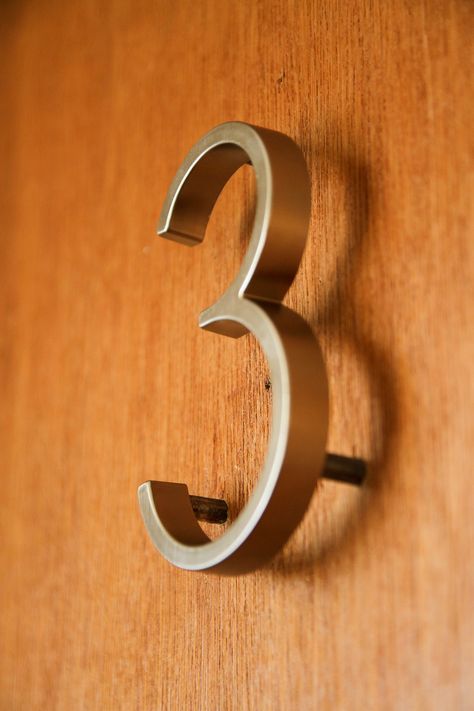 door number Front Door Numbers, Room Signage, Hotel Signage, Door Number Plaques, Guerrilla Marketing, Front Porch Lighting, Backlit Signs, Hotel Door, Signage System