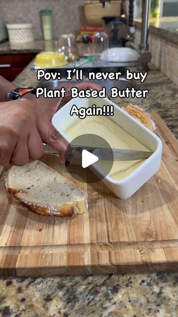 Easy Vegan Butter, Vegan Butter Substitute, Vegan Journey, Butter At Home, Recipe Developer, Butter Alternative, Olive Oil Butter, Butter Substitute, Pescatarian Recipes