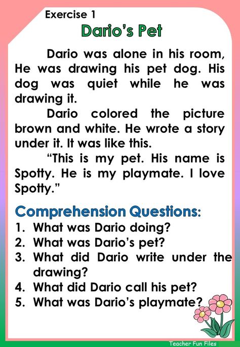 Filipino Reading Materials With Comprehension Questions, Tagalog Story With Questions, Filipino Reading Comprehension, Tagalog Reading, Reading Passages With Questions, 3rd Grade Reading Comprehension Worksheets, Leveled Reading Passages, Teacher Fun Files, Reading Exercises