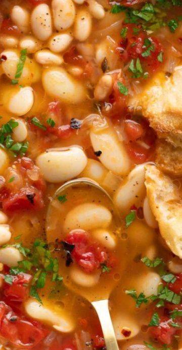 Sun Dried Tomato And White Bean Soup, Hidden Bean Tomato Soup, Roasted Tomatoes And White Beans, Mexican White Bean Soup, Roasted Tomato White Bean Soup, Weight Watchers White Bean Soup, White Bean Tomato Stew, Roasted Tomato And White Bean Soup, Hearty Roasted Tomato And White Bean Stew