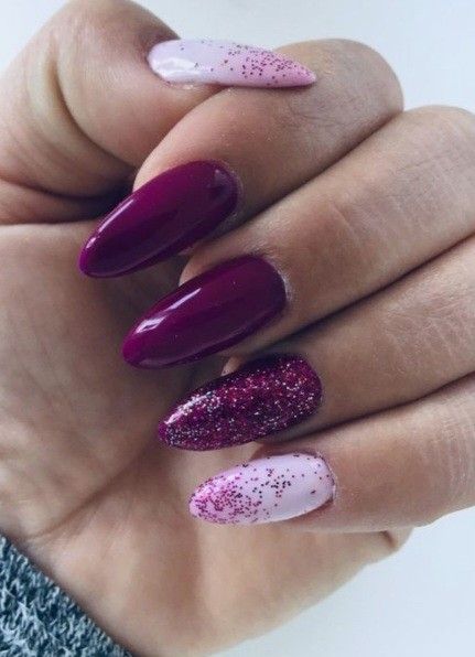 Oval Shaped Nails Designs Christmas, Nails Acrylic Easter, Acrylic Easter Nails, Easter Nails Acrylic, Easter Nails Designs, Spring Nails 2023 Gel, Nails 2023 Gel, Magenta Nails, Spring Nails 2023