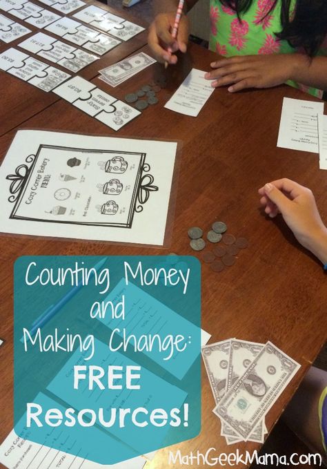 Math Summer Camp, Money Practice, Math Money, Money Math Worksheets, Math Camp, Writing Fractions, Easy Math, Making Change, Math Night