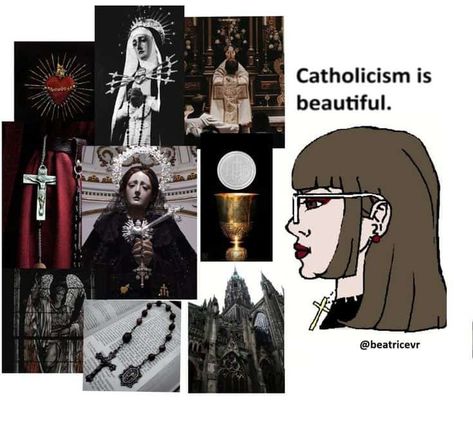 Dark Catholicism Aesthetic, Goth Catholic Aesthetic, Goth Christian Aesthetic, Catholic Woman Aesthetic, Catholicism Art, Dark Catholicism, Gothic Catholic Aesthetic, Mexican Catholic Aesthetic, Roman Catholic Aesthetic