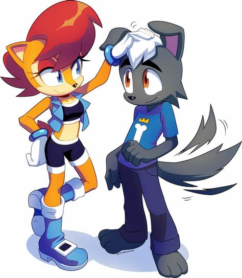 Sonic Satam, Sonic The Hedgehog Fanart, Archie Comics Characters, Sally Acorn, Sonic Ocs, Team Sonic, Sonic Oc, Hedgehog Movie, Classic Sonic