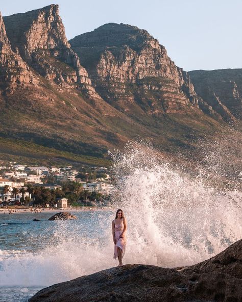 Camps Bay, Western Cape, South Africa with Nathalie Roch Cape Town Photoshoot, Africa Photoshoot, Cape Town Aesthetic, Cape Town Photography, Cape Town Travel, Trip Photography, Nature Trip, Camps Bay, Western Cape South Africa