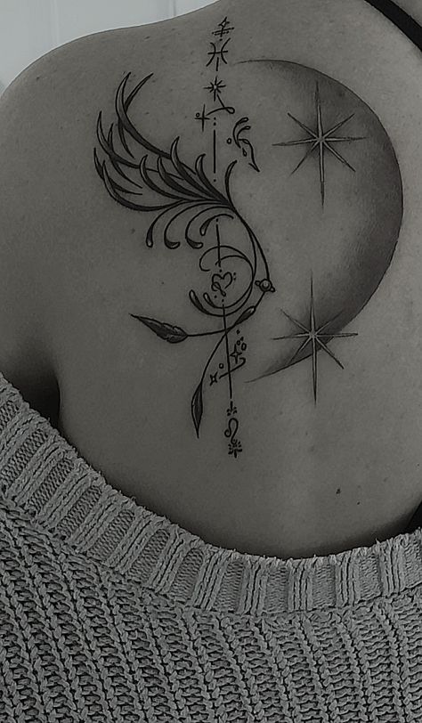 Phoenix Compass Tattoo, Phoenix Tattoo, Compass Tattoo, Let Go, Tattoos And Piercings, Compass, Tatting, Phoenix, Piercings