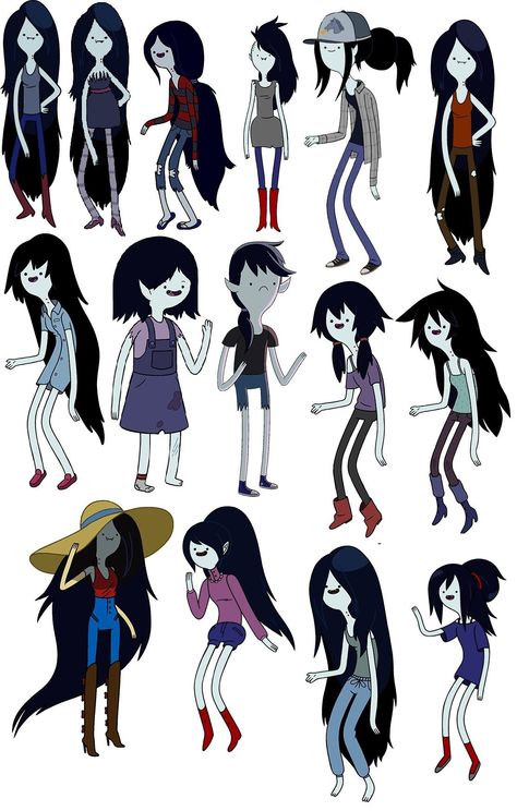 Marseline Marceline Character Design, Marlene Adventure Time, Marceline Vampire Form, Marceline Reference, Marceline Season 1, Marceline Hairstyles, Marceline Inspired Outfits, Marceline Halloween Costume, Marceline Vampire Queen