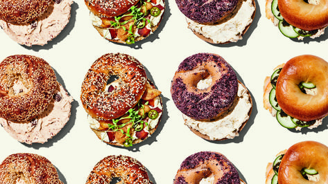 WTS: Patterns Bagel Poster, Bagel Board, Bagel Bakery, Food Illustration Design, Food Shots, New York Bagel, Mini Bagels, Best Bagels, Bistro Food