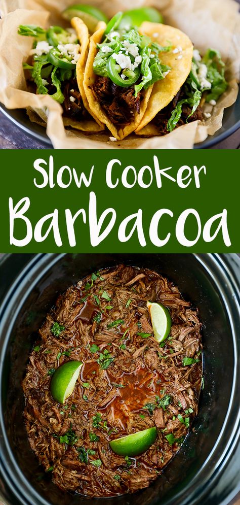 Slow Cooker Barbacoa, Barbacoa Recipe, Barbacoa Beef, Crock Pot Recipes, Mexican Spices, Crockpot Dishes, Delish Recipes, Crockpot Recipes Slow Cooker, Crock Pot Cooking