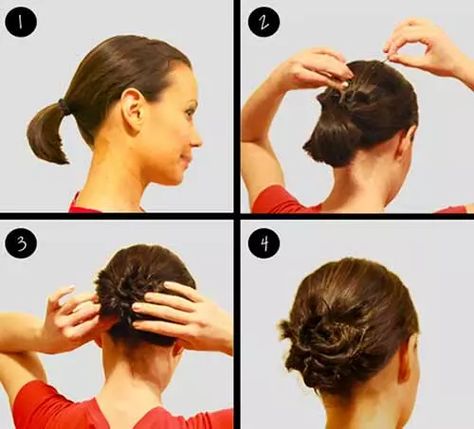 The twist and pin diy short hairstyle Short Hair Model, Short Hair Bun, Diy Shorts, Popular Haircuts, Hair Mousse, Super Long Hair, Short Hair Updo, Trending Hairstyles, Short Hairstyle