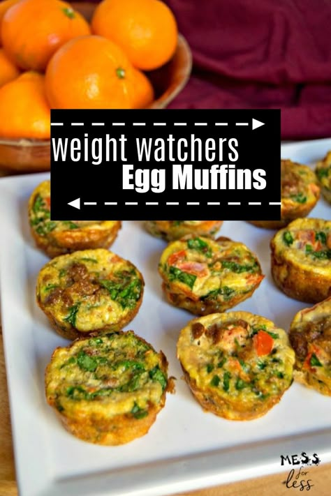 Healthy Breakfast Egg Muffins Recipes, Low Calorie Egg Muffins Breakfast, Weight Watcher Egg Muffins, 1 Point Egg Muffins, Ww Breakfast Muffins, Ww Egg Muffins Breakfast, Ww Egg Cups Breakfast, Healthy Breakfast Muffins Egg, Low Calorie Egg Muffins