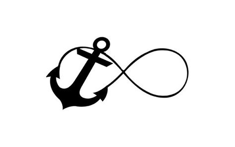 Infinity Symbol Art, Infinity Sign Tattoo, Infinity Anchor, Art Images Pictures, Wrist Bracelet Tattoo, I Refuse To Sink, Sign Tattoo, Refuse To Sink, Anchor Tattoos