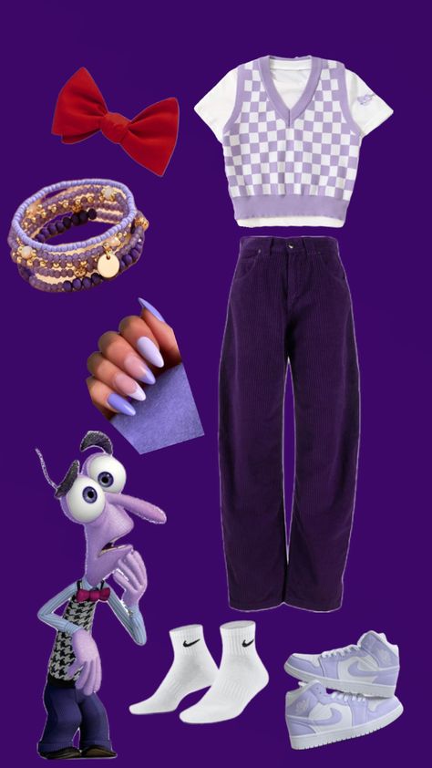 How to dress like Fear from Inside Out 2 #fear #insideout2 Halloween Outfits Casual, Inside Out 2, Halloween Outfits, Inside Out, Casual Outfits