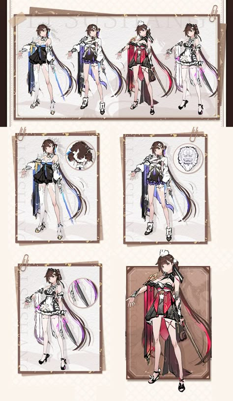 3 Characters, Best Fan, Character Reference, Honkai Impact, Character Sheet, Character Design Inspiration, Design Inspo, Character Inspiration, Art Inspo