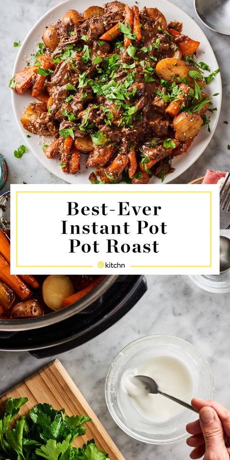 How To Make the Absolute Best Instant Pot Pot Roast Post Roast Instant Pot, Healthy Pot Roast Instant Pot, Insta Pot Roast Carrots And Potatoes, Best Pot Roast Instant Pot, Instapot Roast Recipes, Ham Roast Instant Pot, Instapot Pot Roast With Vegetables Easy, Instant Pot Recipes Roast, Beef Pot Roast Instant Pot