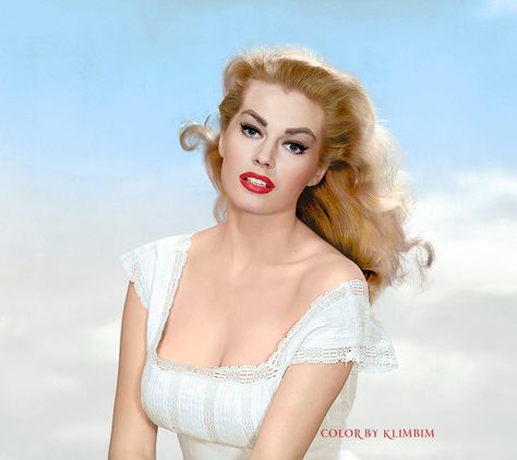 Anita Ekberg by klimbims Anita Ekberg, Classic Hollywood Glamour, Italian Actress, Old Hollywood Stars, Classic Actresses, Actrices Hollywood, After Life, Hollywood Glam, Hollywood Actor