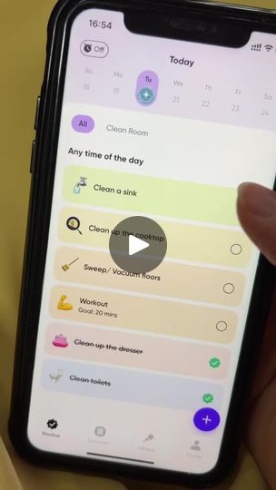 13K views · 22K reactions | 🧘‍♀️🧘‍♀️The next generation's alarm app for everyone! 
🏋️‍♀️🏋️‍♀️Live a healthier life with your daily routine planner~ | By Me+｜Daily Routine PlannerFacebook Alarm App, Daily Routine Planner, Clean Sink, Routine Planner, Clean Room, Living A Healthy Life, Organization Ideas, Daily Routine, Healthy Life