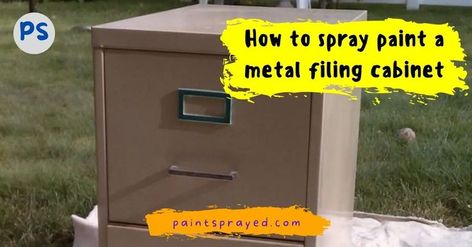 Painting the metal filing cabinet is a great idea to add the style that your office needs. But, you need to understand how to go about the job. How To Paint File Cabinet, Painting Metal File Cabinets Diy, Painting Metal File Cabinets, How To Paint A Metal Filing Cabinet, Paint File Cabinet, Metal Cabinet Makeover, Painting Metal Cabinets, Spray Paint Metal, Painted File Cabinets