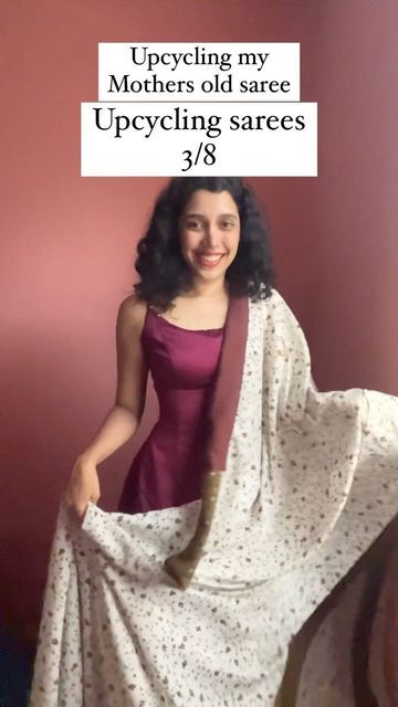 Saree Upcycle, Saree Kurta, In My Soft Girl Era, Soft Girl Era, Kurta Dress, Thrift Flip, Upcycle Sewing, Soft Girl, Slow Fashion