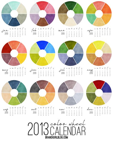 Calendar color wheels Vegetable Calendar, Bullet Journal Monthly, Color Wheels, Paint Color Inspiration, Start A Fire, Color Harmony, Color Crush, Month Colors, Color Psychology