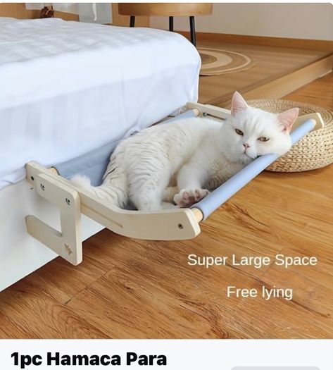 Kitten Furniture, Cat Window Bed, Bed Seat, Cat Window Hammock, Cat Window Perch, Window Perch, Side Bed, Modern Cat Furniture, Desk Bed