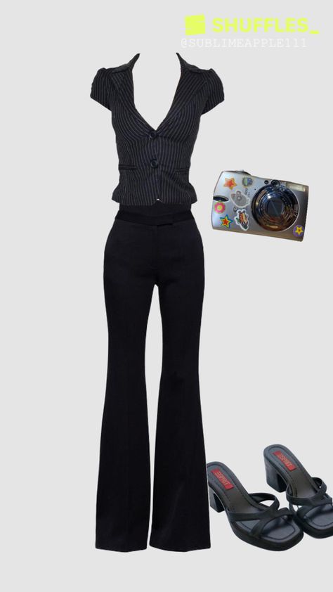 V Neck Outfit Aesthetic, Bau Fbi Outfits, Business Y2k Outfits, Business Casual Outfits Y2k, Cute Work Outfits Casual Office Attire, Depeche Mode Concert Outfit Women, Hostess Interview Outfit, Secretary Core Outfit, 1990s Office Fashion