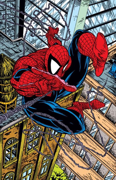 The Amazing Spider-Man #317 interior art - Todd McFarlane Todd Mcfarlane Spiderman, Spiderman Tattoo, Spiderman Comic Art, Todd Mcfarlane, Spiderman Artwork, Comic Book Artwork, Art Study, Batman Superman, Man Art