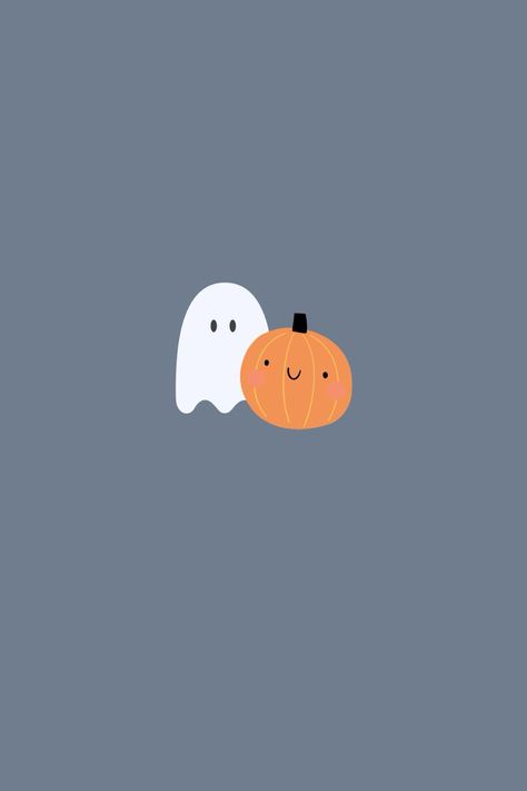 Idk why im posting this Cute Ghost And Pumpkin Wallpaper, Pumpkin Cartoon Wallpaper, Cute Halloween Pics Aesthetic, Fall Background Ghost, Pumpkin And Ghost Wallpaper, Fall And Halloween Wallpaper Iphone, Fall I Pad Wallpaper, Cute Halloween Iphone Backgrounds, Cute Pumpkin Wallpaper Iphone