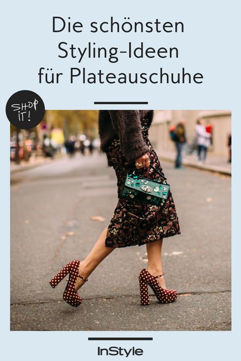 Platforms are back! Plateauschuhe erfreuen sich neuer Beliebtheit – sowohl auf dem Runway als auch in unseren Schuhschränken. Wir zeigen dir die neuesten Trends und wie du die Plateauschuhe kombinieren kannst. #instyle #instylegermany #plateauschuhe #plateau #schuhtrends #shoes #modetrends #platforms #fashion #trends Loafer Boots, Young Spirit, Trends 2024, Ballerinas, Sequin Skirt, Espadrilles, Ankle Boots, Loafers, Pumps