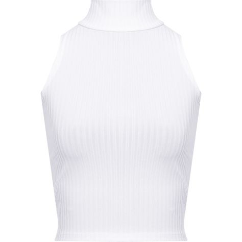 Luann Rib Turtle Neck Crop Top ($14) ❤ liked on Polyvore featuring tops, shirts, crop top, blusas, white, turtle neck crop top, sleeveless turtleneck top, sleeveless tops, white shirt and sleeveless shirts White Sleeveless Turtleneck, White Turtleneck Shirt, White Fitted Shirt, Short Crop Tops, Cropped White Shirt, White Cropped Sweater, White Sleeveless Shirt, Turtle Neck Shirt, Sleeveless Turtleneck Top