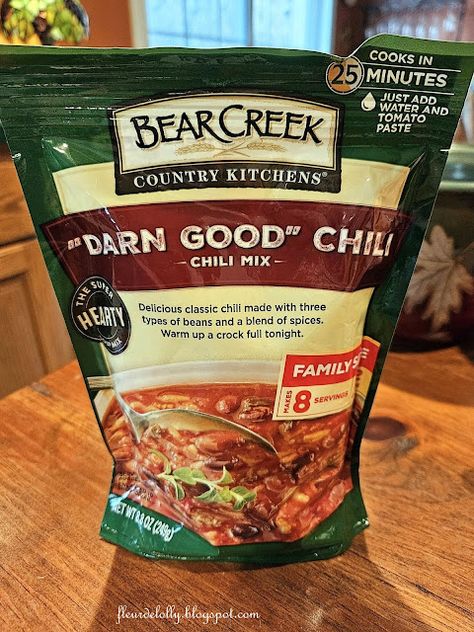 Bear Creek "Darn Good" Chili Bear Creek Soup Recipes, Good Chili Recipe, Bear Creek Soup, Shredded Chicken Chili, Teriyaki Pork, Classic Chili, Best Chili Recipe, Chili Recipe Crockpot, Crockpot Chili