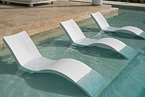 Swimming Pool Trends, Tanning Ledge Pool, Poolside Loungers, Pool Chaise Lounge, Pool Tanning, Ledge Lounger, Pool Chaise, Living Pool, Tanning Ledges