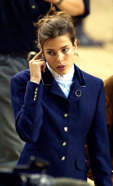 @aluxurylifestyle Princess Charlotte Of Monaco, Pauline Ducruet, Horse Riding Outfit, Princess Caroline Of Monaco, Caroline Of Monaco, Charlotte Casiraghi, Princess Caroline, Princess Grace, Old Money Style