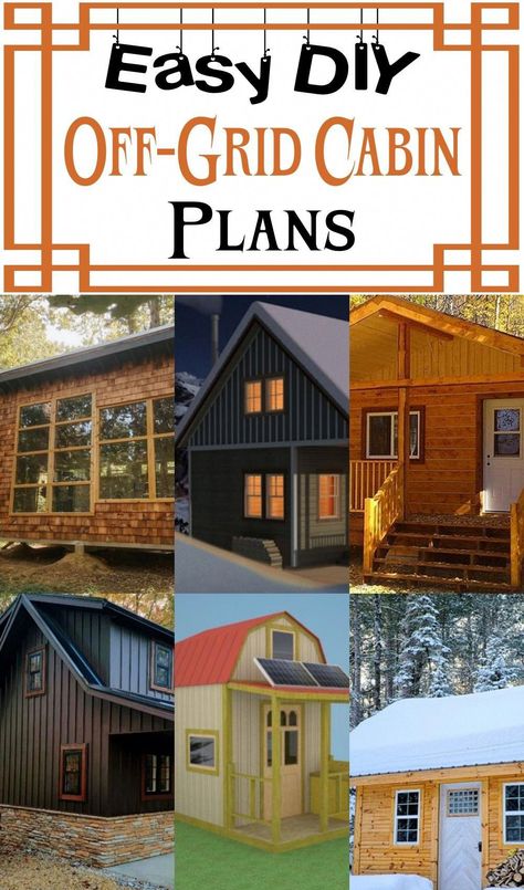 These DIY off-grid cabin plans are always the best option rather than living in the busy streets of so-called metropolitan cities. Off Grid Living For Beginners, Off Grid Living Aesthetic, Off Grid House Plans, Offgrid Home, Cabin Off Grid, Off Grid Cabin Plans, Make Money Homesteading, Off The Grid Living, Live Off Grid