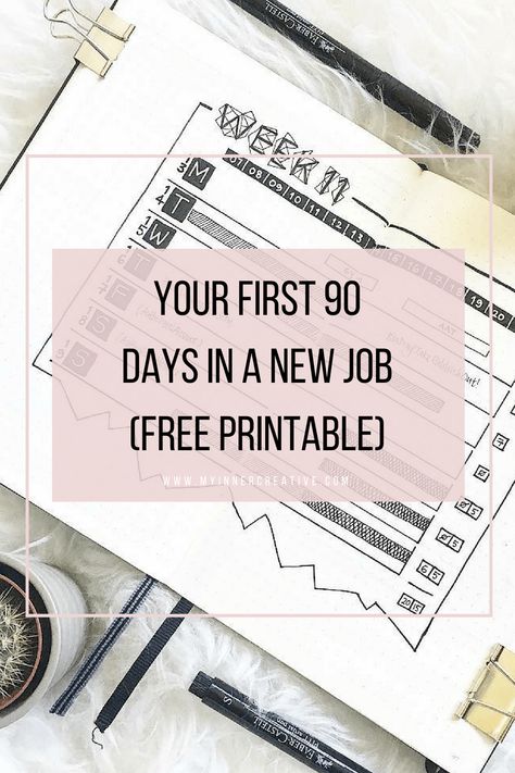 100 Day Plan, First 90 Days, The First 90 Days, Bullet Journal Work, Journal Weekly, Work Journal, Work Tips, Journal Project, Neuer Job