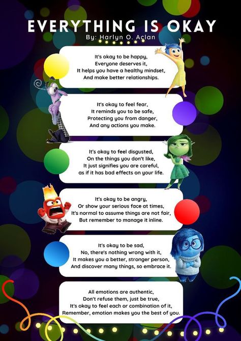 Inside Out Movie Aesthetic, Quotes From Inside Out Movie, Inside Out Poster Ideas, Inside Out Quotes Inspiration, Inside Out Movie Quotes, Angry Inside Out, Inside Out Quotes Disney, Emotions Inside Out, Inside Out 2 Quotes