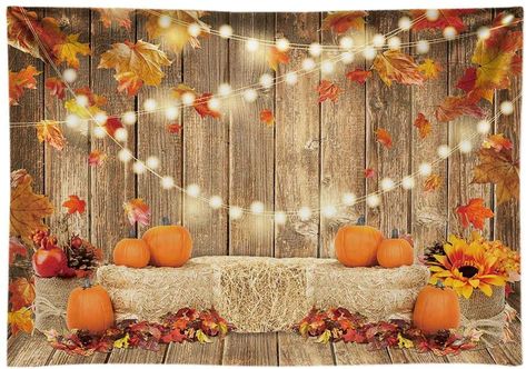 Fall Photo Booth, Thanksgiving Photography, Diy Fotokabine, Pumpkin Photography, Background Sunflower, Fall Backdrops, Thanksgiving Party Decorations, Thanksgiving Harvest, Photo Booth Prop