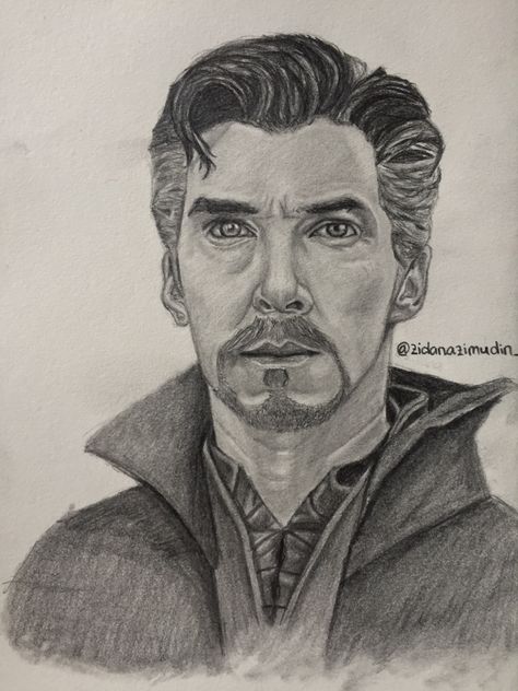 Dr Strange Sketch, Marvel Characters Drawings, Doctor Strange Drawing, Beard Drawing, Drawing Styles, Dc Art, Recent Anime, Dr Strange, Artist Drawing