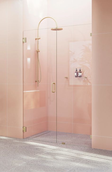 Glass Warehouse Illume 45.75 in. x 78 in. Fully Frameless Wall Hinge Shower Door & Reviews | Wayfair Frameless Glass Shower Enclosure, Walk In Shower Enclosures, Frameless Shower Door, Bathtub Doors, Tub Shower Doors, Glass Shower Enclosures, Shower Enclosures, Tub Doors, Frameless Shower Doors