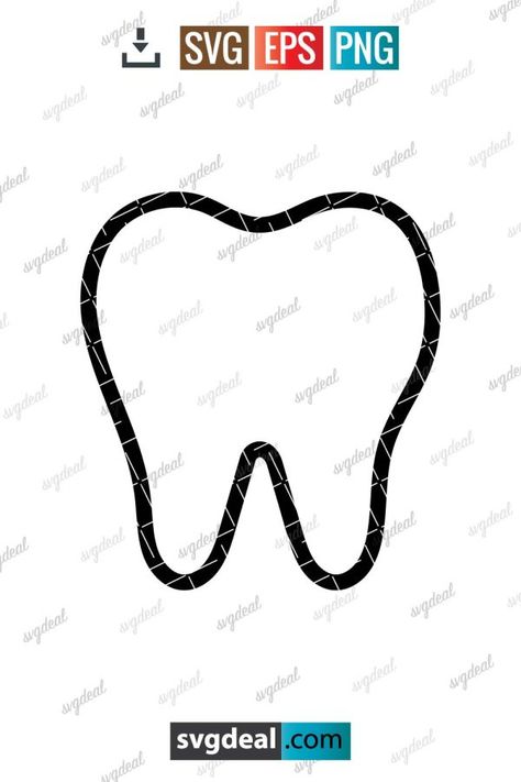 Tooth Outline Svg Teeth Svg Free, Tooth Svg Free, Tooth Outline, Tooth Box, Fair Projects, Cricut Craft, Cricut Free, Cricut Craft Room, Start Now