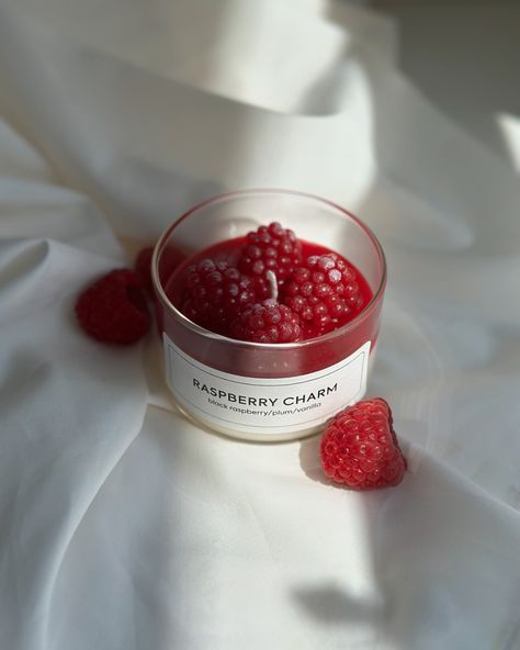 One of our most popular candles - the Raspberry Dessert candle 🍓 Accurately resembling an exquisite layered dessert topped with bright raspberries, but it also wraps the room in a rich, sweet fragrance that transports you to a cozy French café. The light notes of freshly picked raspberries blend with a subtle hint of vanilla, creating an atmosphere of festivity and carefreeness. Price:23$ This set includes: - Gift Packaging: The candle comes in elegant gift packaging, ready for presenting... Desert Candles, Raspberry Dessert, Dessert Candle, Popular Candles, Layered Dessert, Raspberry Desserts, Sweet Fragrance, Dessert Candles, Dessert Toppings