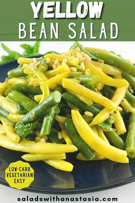 Yellow Beans Recipe, Pork Belly Roast, Yellow Wax Beans, Domestic Science, Yellow Beans, Blanching Green Beans, Snap Beans, Bean Salad Recipes, Wax Bean